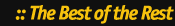 The Best of the Rest