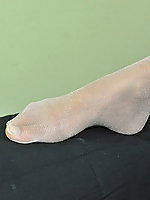 Amateur girl in nylons and heels