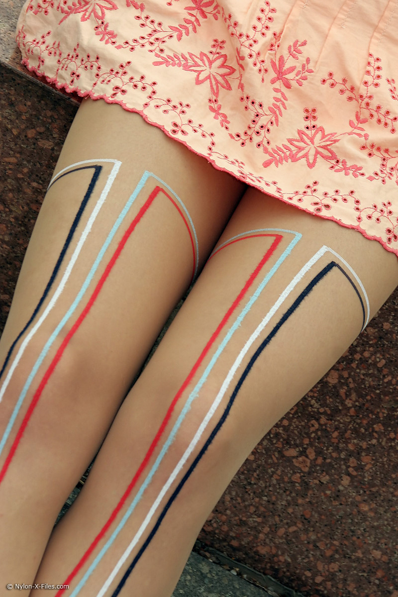 German pornstar in nylons