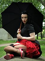 German model in sexy lingerie