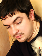 redhead secretary in stockings