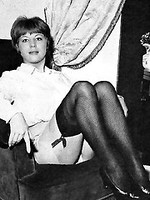 Pretty vintage sweeties wearing stockings in the fifties